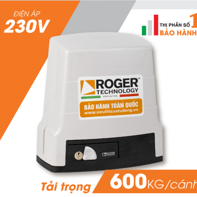 CỔNG TRƯỢT TỰ ĐỘNG HÃNG ROGER KIT H30 -640 NHẬP KHẨU ITALIA