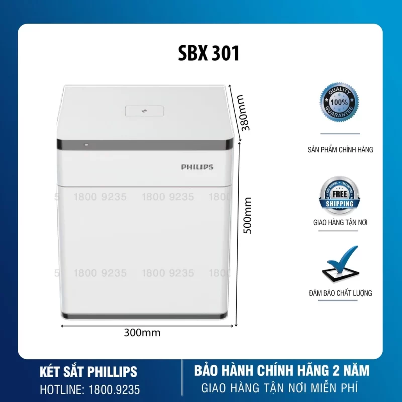 Két sắt Philips SBX301