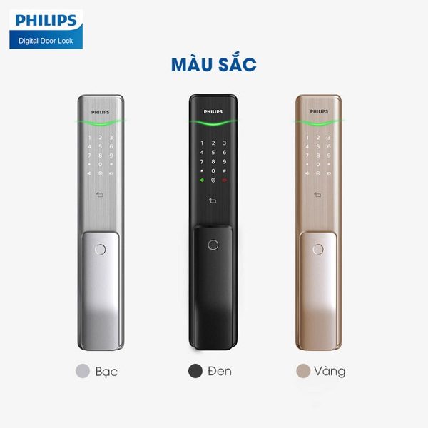 Màu sắc của Khóa cửa vân tay cao cấp Alpha Philips 