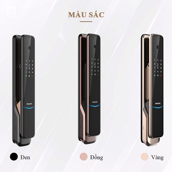 Màu sắc khóa điện tử vân tay kết nối Gateway Philips