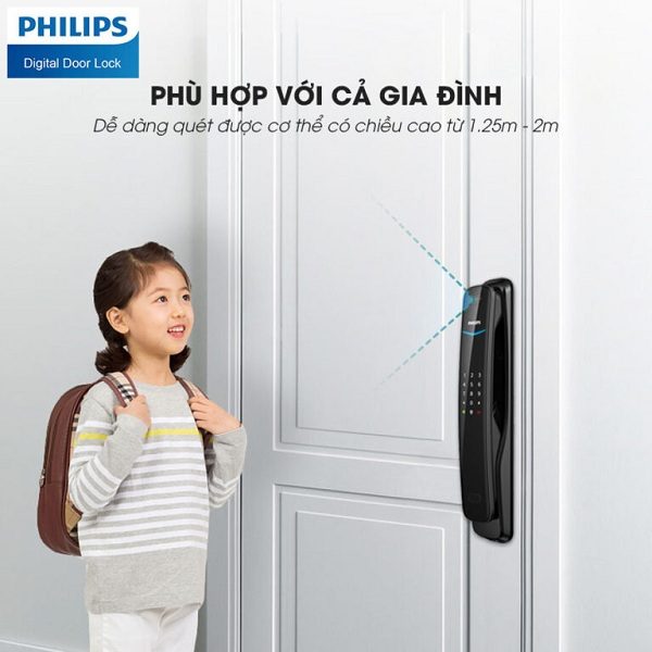 Độ quét của khóa vân tay nhận diện khuôn mặt Philips