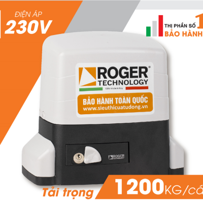 MOTOR CỬA TRƯỢT ROGER KIT R30-1203 ĐÓNG MỞ TỰ ĐỘNG